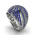 Sapphire Imperial Radiance Gold Men's Ring - Fallon No. 15 image 1