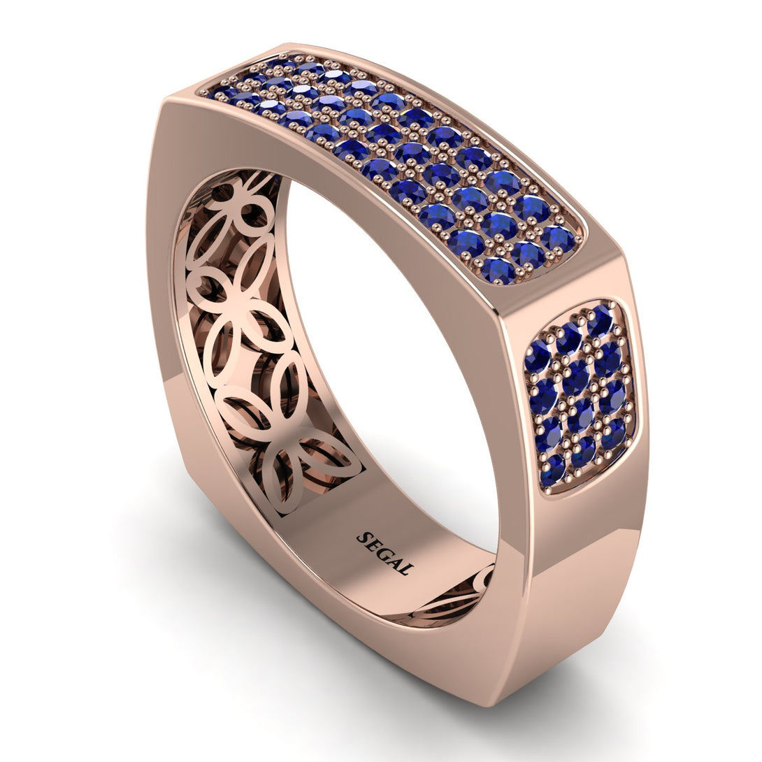 Sapphire Imperial Radiance Signet Ring - Gray No. 14