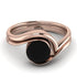 Black Diamond Infinity Solitare Bridal Set - Everly No. 8 image 3