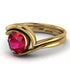 Ruby Infinity Solitare Bridal Set - Everly No. 10 image 2