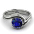 Sapphire Infinity Solitare Bridal Set - Everly No. 15 image 3
