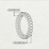 Oval Ruby Classic Eternity Wedding Ring - Joy No. 10 image 5