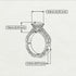 Sapphire Victorian Scroll Engagement Ring - Kehlani No. 14 image 4