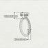 Oval-Cut Halo Sapphire Timeless Elegance Engagement Ring - Kelsey No. 75 image 4