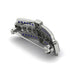 Black Diamond Antique Elegance Brooch - Alondra No. 69 image 3