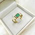 Emerald Cut Emerald Band - Londyn No. 4