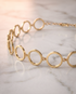Round Gold Bracelet - Louisa No. 1