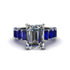 Luxury Emerald Cut Diamond Engagement Ring - Nadia No. 63 image 2