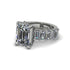 Luxury Emerald Cut Diamond Engagement Ring - Nadia No. 3 image 8