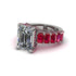 Luxury Emerald Cut Diamond Engagement Ring - Nadia No. 48 image 3