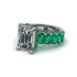 Luxury Emerald Cut Diamond Engagement Ring - Nadia No. 18 image 3