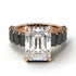 Luxury Emerald Cut Diamond Engagement Ring - Nadia No. 32 image 2