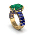 Luxury Emerald Cut Emerald Engagement Ring - Nadia No. 64 image 1