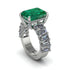 Luxury Emerald Cut Emerald Engagement Ring - Nadia No. 6 image 1