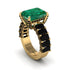 Luxury Emerald Cut Emerald Engagement Ring - Nadia No. 34 image 1