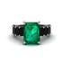 Luxury Emerald Cut Emerald Engagement Ring - Nadia No. 36 image 2