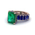 Luxury Emerald Cut Emerald Engagement Ring - Nadia No. 65 image 3