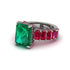 Luxury Emerald Cut Emerald Engagement Ring - Nadia No. 51 image 3