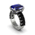Luxury Emerald Cut Sapphire Engagement Ring - Nadia No. 45 image 1