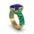 Luxury Emerald Cut Sapphire Engagement Ring - Nadia No. 28 image 1