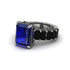 Luxury Emerald Cut Sapphire Engagement Ring - Nadia No. 45 image 2