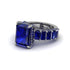 Luxury Emerald Cut Sapphire Engagement Ring - Nadia No. 75 image 3