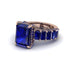 Luxury Emerald Cut Sapphire Engagement Ring - Nadia No. 74 image 3