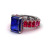 Luxury Emerald Cut Sapphire Engagement Ring - Nadia No. 60 image 3