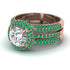 Diamond Halo Luxury Pave Engagement Ring - Sierra No. 17 image 2