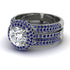 Diamond Halo Luxury Pave Engagement Ring - Sierra No. 63 image 2