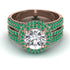 Diamond Halo Luxury Pave Engagement Ring - Sierra No. 17 image 1