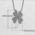 Four-Leaf Clover Pendant In Solid Gold With Emerald - Madeline No. 6 image 3