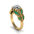 Diamond Majestic Leaf Gold Engagement Ring - Makenna No. 16 image 2