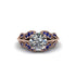 Diamond Majestic Leaf Gold Engagement Ring - Makenna No. 62 image 3