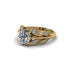 Diamond Majestic Leaf Gold Engagement Ring - Makenna No. 1 image 9