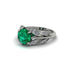 Emerald Majestic Leaf Gold Engagement Ring - Makenna No. 6 image 1