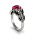 Ruby Majestic Leaf Gold Engagement Ring - Makenna No. 42 image 2