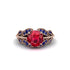 Ruby Majestic Leaf Gold Engagement Ring - Makenna No. 71 image 3