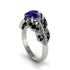 Sapphire Majestic Leaf Gold Engagement Ring - Makenna No. 45 image 2