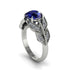 Sapphire Majestic Leaf Gold Engagement Ring - Makenna No. 15 image 2