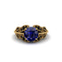 Sapphire Majestic Leaf Gold Engagement Ring - Makenna No. 43 image 3