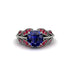 Sapphire Majestic Leaf Gold Engagement Ring - Makenna No. 60 image 3
