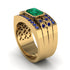 Emerald Majestic Splendor Men's Ring - Shiloh No. 64 image 2