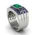 Emerald Majestic Splendor Men's Ring - Shiloh No. 66 image 2