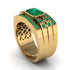 Emerald Majestic Splendor Men's Ring - Shiloh No. 19 image 2