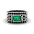Emerald Majestic Splendor Men's Ring - Shiloh No. 36 image 1