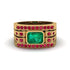 Emerald Majestic Splendor Men's Ring - Shiloh No. 49 image 1
