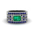 Emerald Majestic Splendor Men's Ring - Shiloh No. 66 image 1