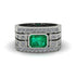 Emerald Majestic Splendor Men's Ring - Shiloh No. 6 image 1