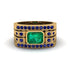 Emerald Majestic Splendor Men's Ring - Shiloh No. 64 image 1